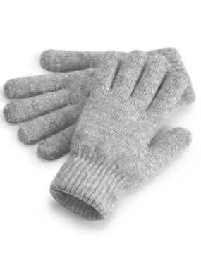 Unisex rukavice (Beechfield Cosy Ribbed Cuff Gloves) > šedá (marl)