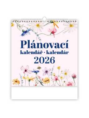 Nástenný kalendár (Plánovací kalendár 2026) - 30 x 37 cm