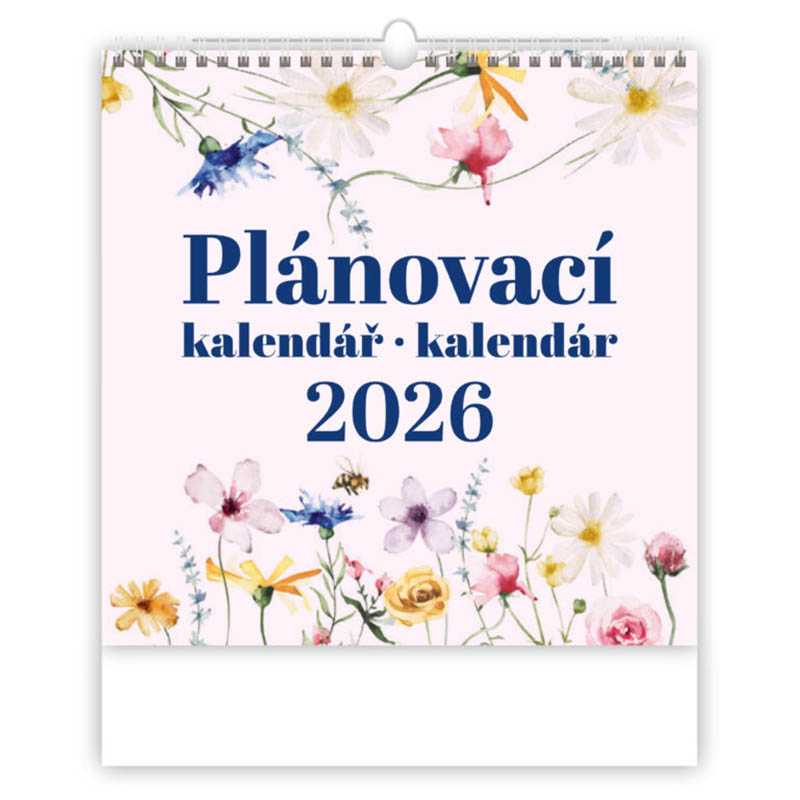 Nástenný kalendár (Plánovací kalendár 2026) - 30 x 37 cm