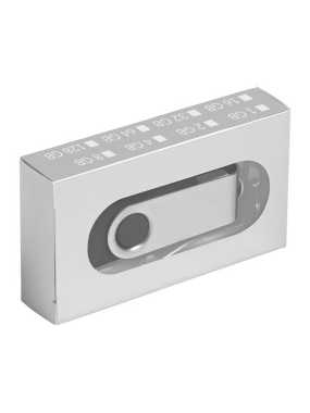 Krabička na USB flash pamäť  > strieborná