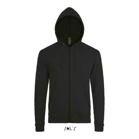 Unisex mikina(SOL'S STONE UNISEX ZIP HOODIE) > čierna > 3XL