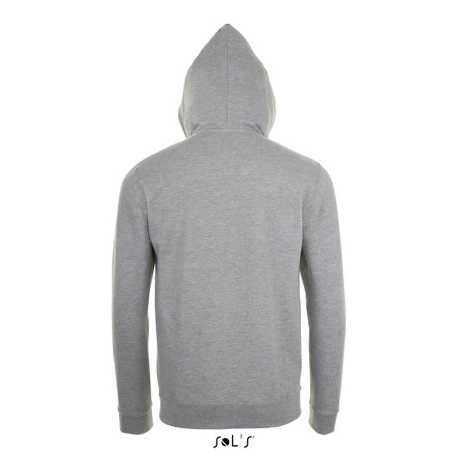 Unisex mikina(SOL'S STONE UNISEX ZIP HOODIE) > šedá (melange) > 2XL