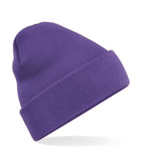 Unisex čiapka (Beechfield Original Cuffed Beanie) > fialová (purple)