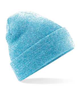 Unisex čiapka (Beechfield Original Cuffed Beanie) > modrá (heather surf)
