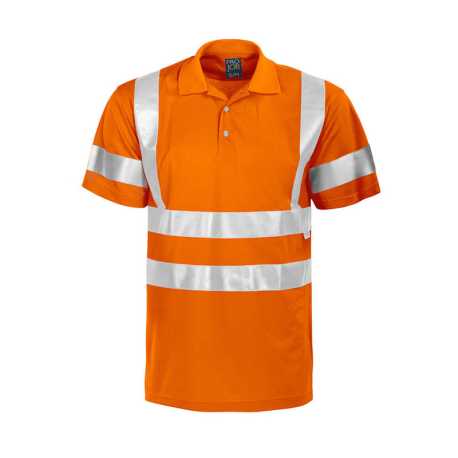 Pánske tričko (PROJOB PIQUE EN ISO 20471-CLASS 3) > oranžová (projob) > M