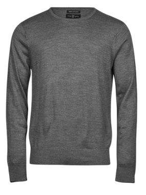 Unisex sveter (Tee Jays Mens Crew Neck Sweater) > šedá > 3XL
