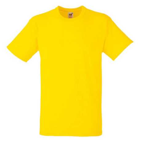 Pánske tričko (FRUIT OF THE LOOM Heavy T) > žltá > 3XL