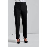Dámske nohavice (Premier LADIES' 'IRIS' STRAIGHT LEG TROUSERS) > čierna > 16
