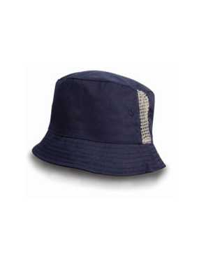 Klobúk (RESULT DELUXE WASHED COTTON BUCKET HAT) > modrá (navy)