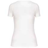 Dámske tričko (PROACT LADIES’ V-NECK SHORT SLEEVE SPORTS T-SHIRT) > biela > L