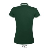 Dámska polokošeľa (SOLS PASADENA WOMEN - WOMEN POLO SHIRT)>zelená (forest) / biela>2XL