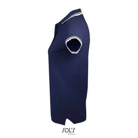 Dámska polokošeľa (SOLS PASADENA WOMEN - WOMEN POLO SHIRT)>modrá (frenchnavy) / biela>2XL