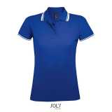 Dámska polokošeľa (SOLS PASADENA WOMEN - WOMEN POLO SHIRT)>modrá (royal) / biela>L