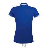 Dámska polokošeľa (SOLS PASADENA WOMEN - WOMEN POLO SHIRT)>modrá (royal) / biela>L