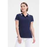 Dámska polokošeľa (SOLS PASADENA WOMEN - WOMEN POLO SHIRT)>modrá (royal) / biela>L