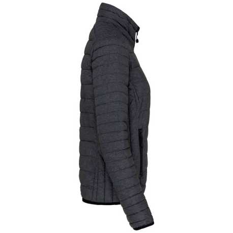 Dámska bunda (KARIBAN LADIES' LIGHTWEIGHT PADDED JACKET) > šedá (marl dark) > XS