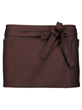 Barmanská zástera (KARIBAN BARMAN APRON) > hnedá (chocolate)