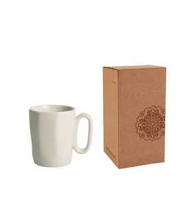 Keramický hrnček na espresso, 80 ml "VANILLA SEASON" > biela