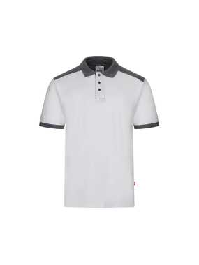 Pánska polokošeľa (VELILLA SS TWO-TONE STRETCH POLO) > biela / šedá > S