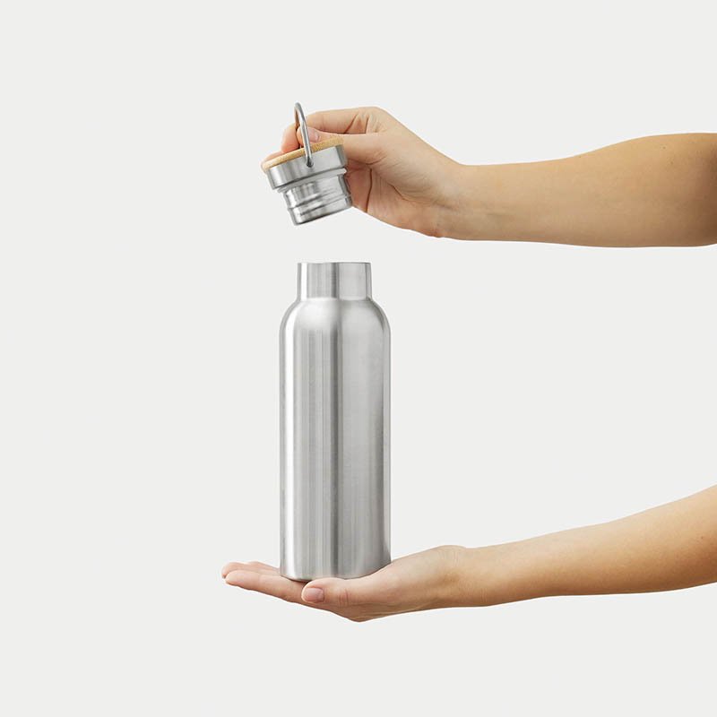 Termo fľaša > strieborná