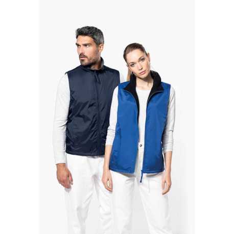 Unisex vesta (KARIBAN RECORD POLAR-LINED BODYWARMER) > čierna / šedá > XL