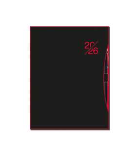 Diár (Smart 2026) - 14,2 x 20,4 cm > červená > denný A5