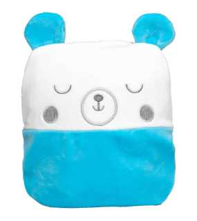 Plyšová hračka pre deti (MBW Bear for heat cushion) > modrá