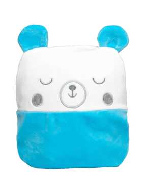 Plyšová hračka pre deti (MBW Bear for heat cushion) > modrá