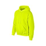 Unisex mikina (GILDAN ULTRA BLEND ADULT HOODED SWEATSHIRT) > zelená (safety) > S
