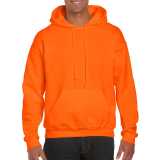 Unisex mikina (GILDAN ULTRA BLEND ADULT HOODED SWEATSHIRT) > oranžová (safety) > S