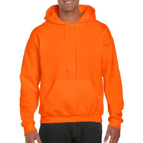 Unisex mikina (GILDAN ULTRA BLEND ADULT HOODED SWEATSHIRT) > oranžová (safety) > S