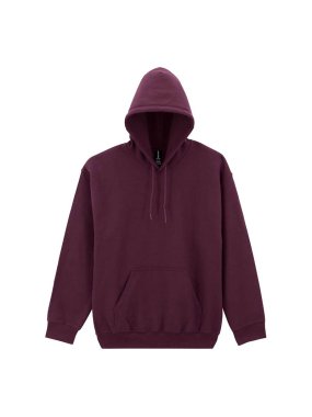 Unisex mikina (GILDAN ULTRA BLEND ADULT HOODED SWEATSHIRT) > červená (maroon) > L