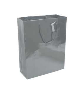 Papierová taška > strieborná