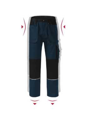 Pánske nohavice (RIMECK Woody) > modrá (tmavo) > 60/62