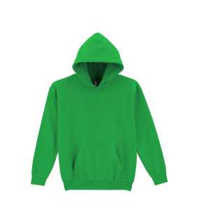 Detská mikina (GILDAN HEAVY BLEND YOUTH HOODED SWEATSHIRT) > zelená (irish) > XS