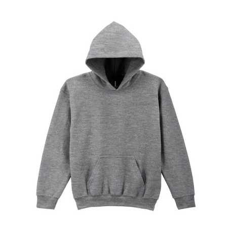 Detská mikina (GILDAN HEAVY BLEND YOUTH HOODED SWEATSHIRT)>šedá (graphite heather)>L