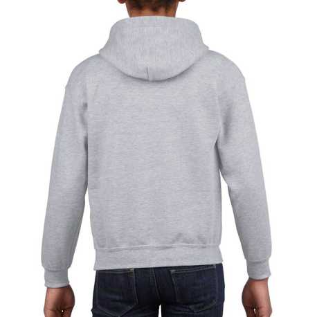 Detská mikina (GILDAN HEAVY BLEND YOUTH HOODED SWEATSHIRT) > šedá (sport) > S