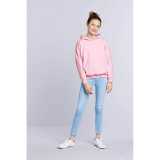 Detská mikina (GILDAN HEAVY BLEND YOUTH HOODED SWEATSHIRT) > ružová (light) > S