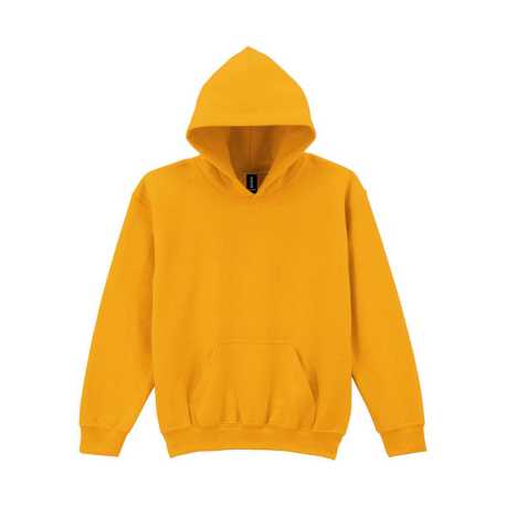 Detská mikina (GILDAN HEAVY BLEND YOUTH HOODED SWEATSHIRT) > zlatá > S