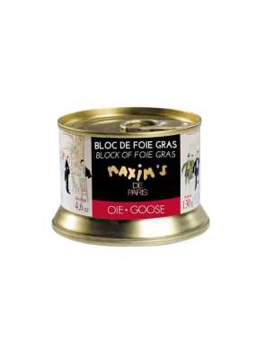 Block of goose foie gras - Round tin 130 g Maxim’s