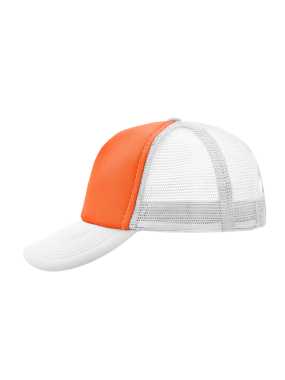 5 panelová šiltovka (MB 5 Panel Polyester Mesh Cap) > oranžová / biela