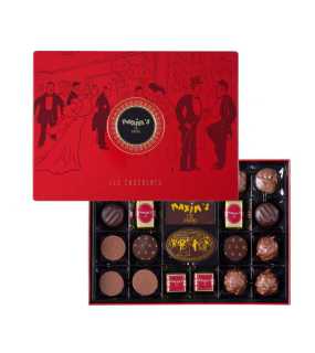 Red tin 22 assorted chocolates 215 g Maxim’s