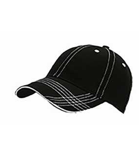 6 panelová šiltovka > čierna