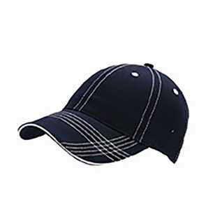 6 panelová šiltovka > modrá (navy)