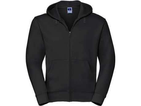Pánska mikina(Authentic Zipped Hood RUSSELL) > čierna > XS
