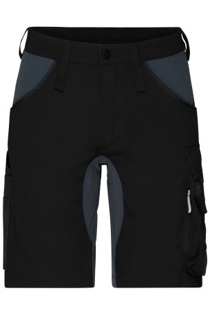 Pánske krátke nohavice(DAIBER Workwear Stretch-Bermuda Slim Line)>čierna / šedá(carbon)>42