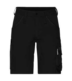 Pánske krátke nohavice (JN Workwear Stretch-Bermuda Slim Line)>čierna / čierna>50