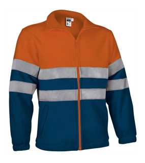 Pánska mikina (AIRPORT) > oranžová (neon) / modrá (orion navy) > XL