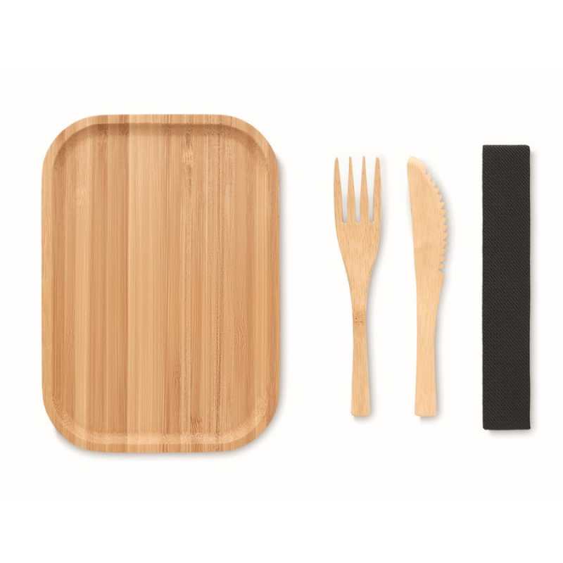 Box na jedlo z nerezu > hnedá (wood)