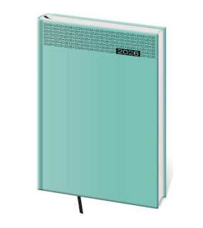 Diár (Gommato 2026) - 14,5 x 20,5 cm > tyrkysová > denný A5